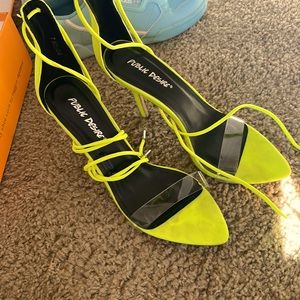 Public desire lace up tie up  shoes